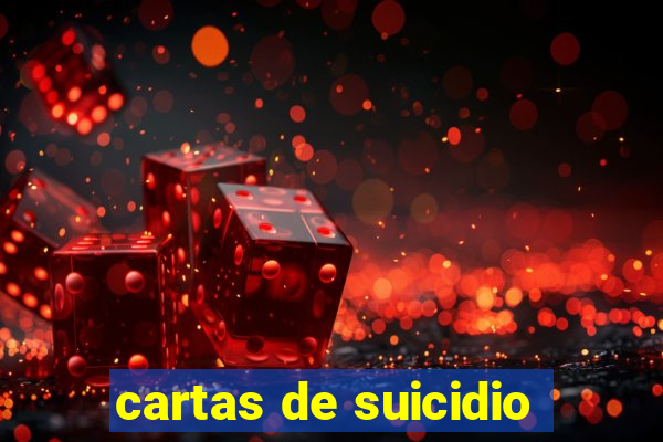 cartas de suicidio